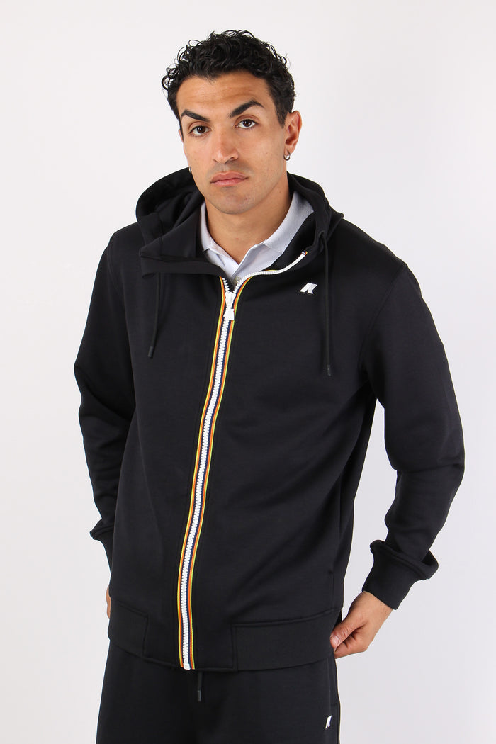 Felpa Scuba Leggera Black Pure-4