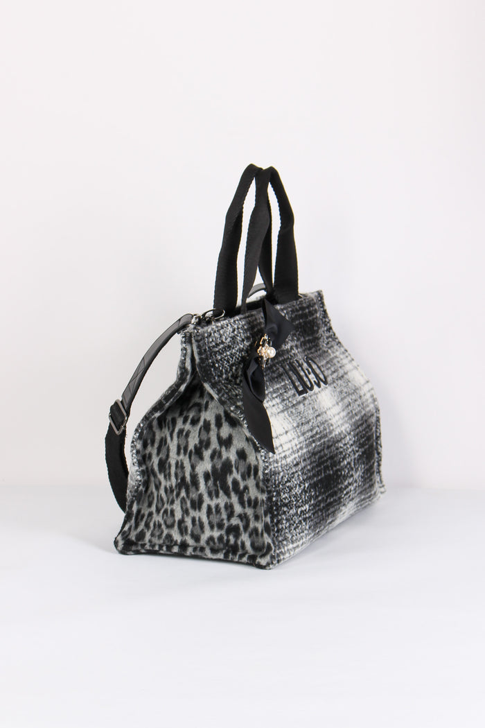 Borsa L Tote Fantasia Check-6