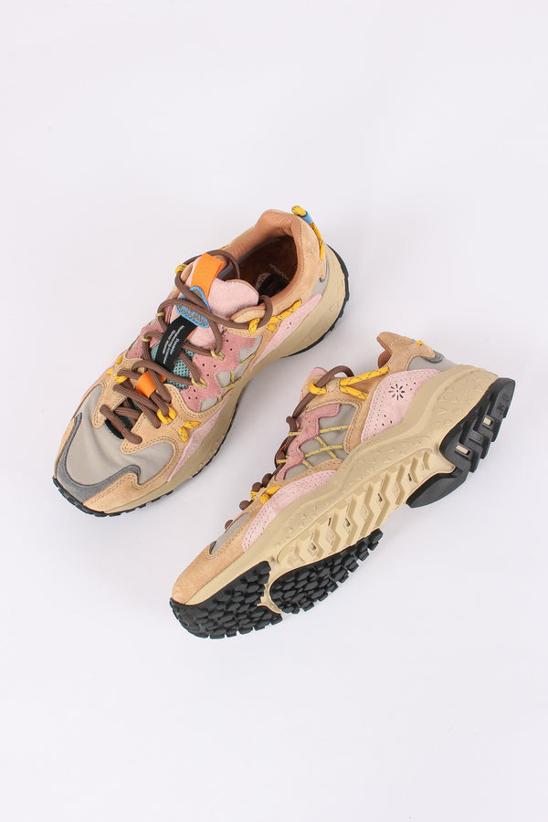 Sneakers Yamabushi Suede Nylon Cognac/taupe-2