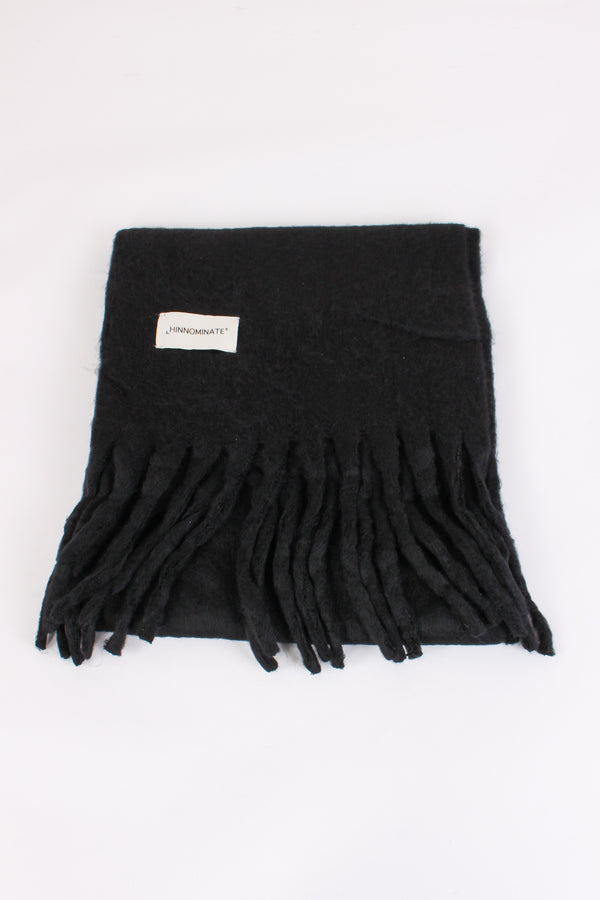 Sciarpa Frange Nero