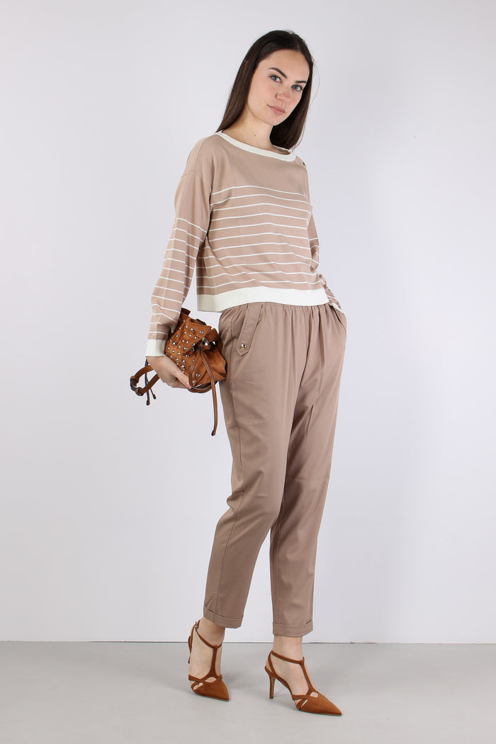 Pantalone Jogging Almond-3