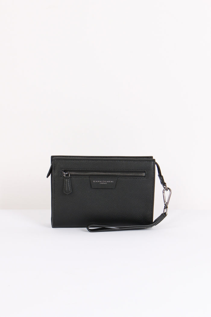 Florence Pochette Tasca Esterna Zip Nero