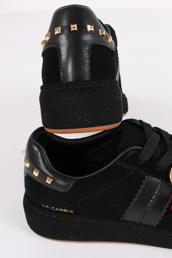 Sneakers Camoscio Borchie Black-6