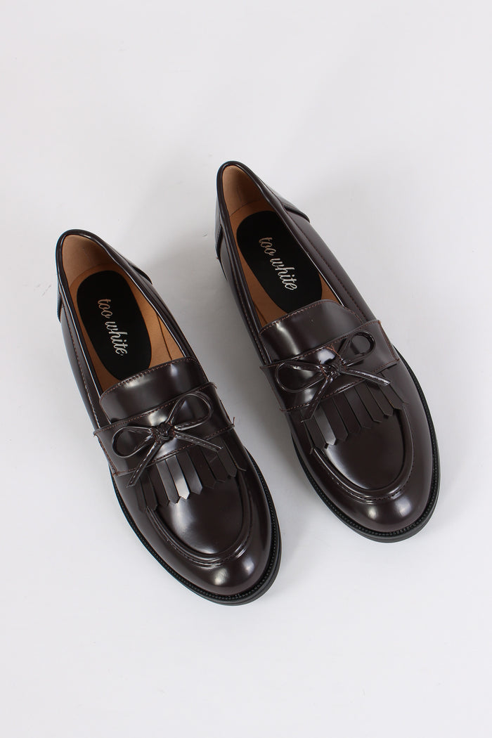 Mocassino Lucido Nappine Brown-5