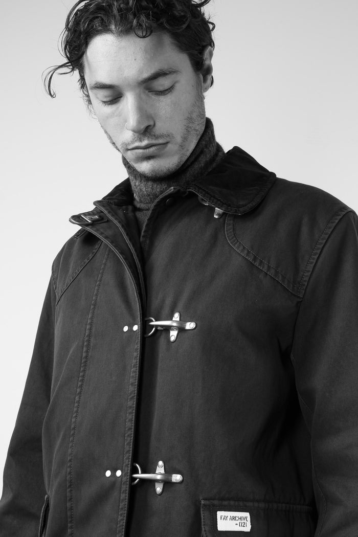 Cappotto 4 Ganci Canvas Militare-7