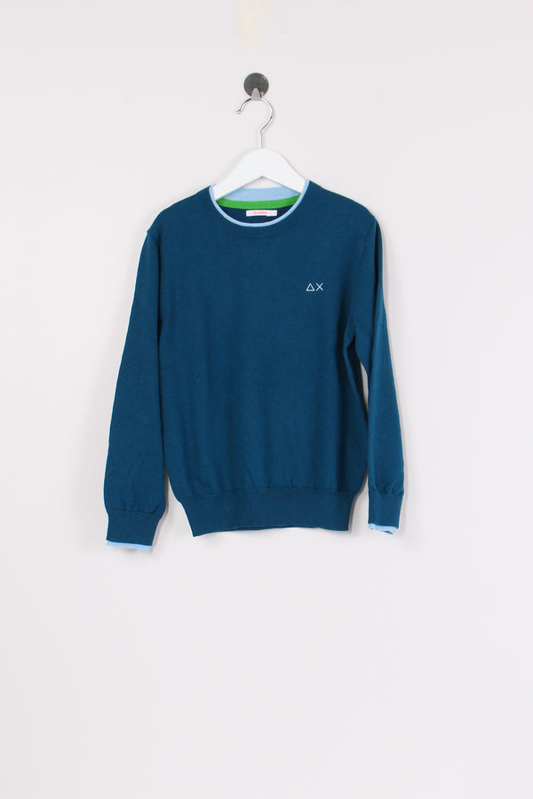 Pull Profilo Contrasto Blue