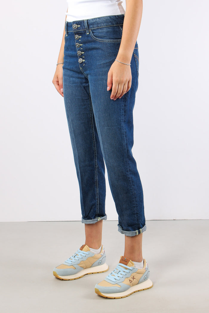 Lyoncell Denim Micro Rotture Denim Scuro-5