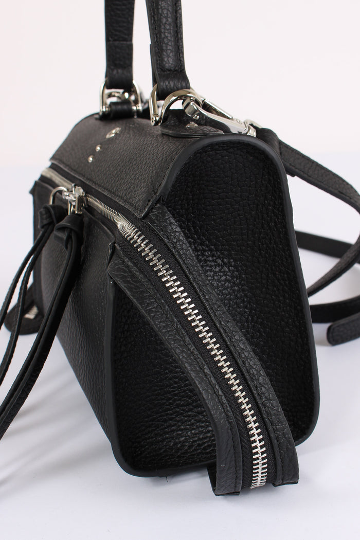 Metis Mini Bag  Bottalata Zip Frontale Black-5