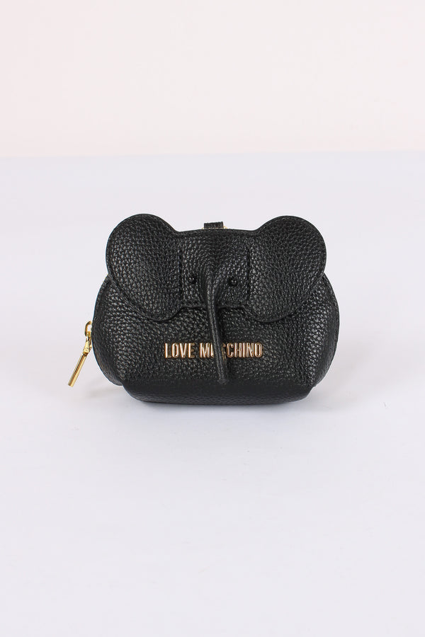 Charm Porta Monete Elefante Nero