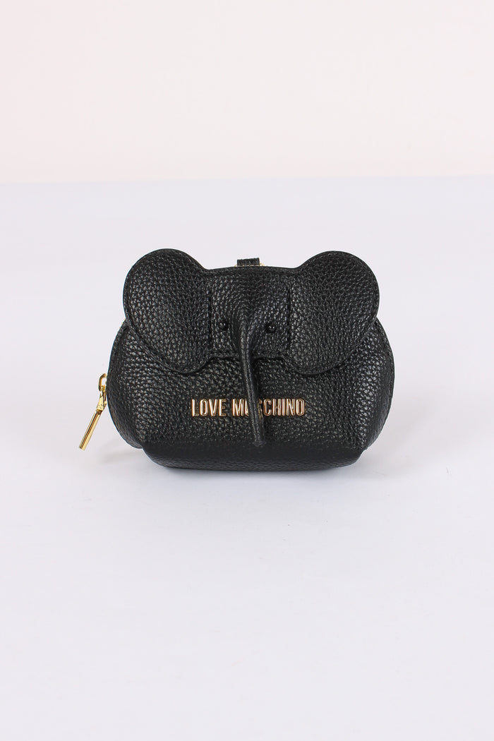 Charm Porta Monete Elefante Nero