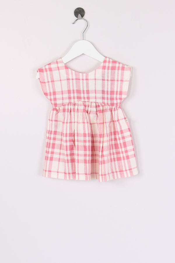 Abito Quadri Incrocio Dietro Strawberry