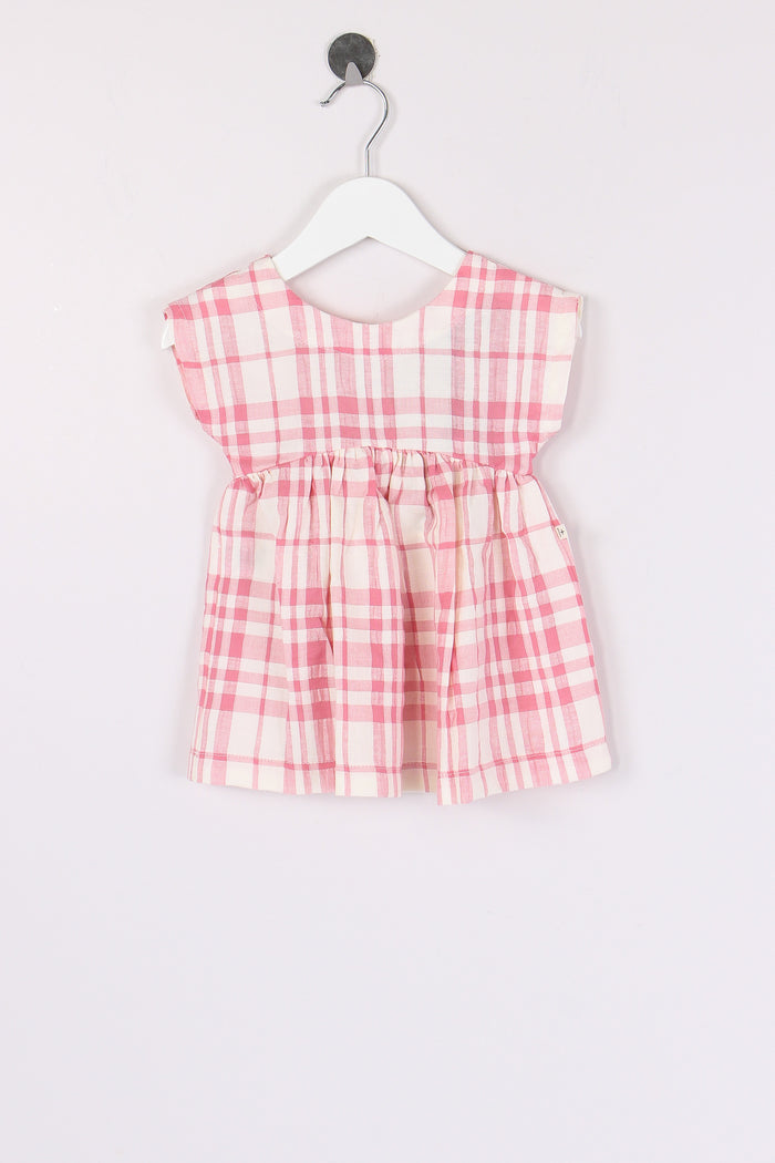Abito Quadri Incrocio Dietro Strawberry