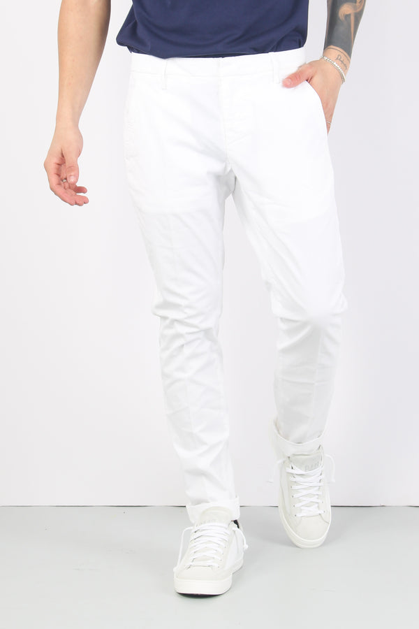 Gaubert Pantalone Chino Bianco-2