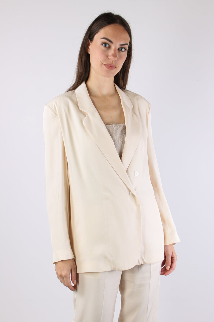 Giacca Monopetto Ivory-7