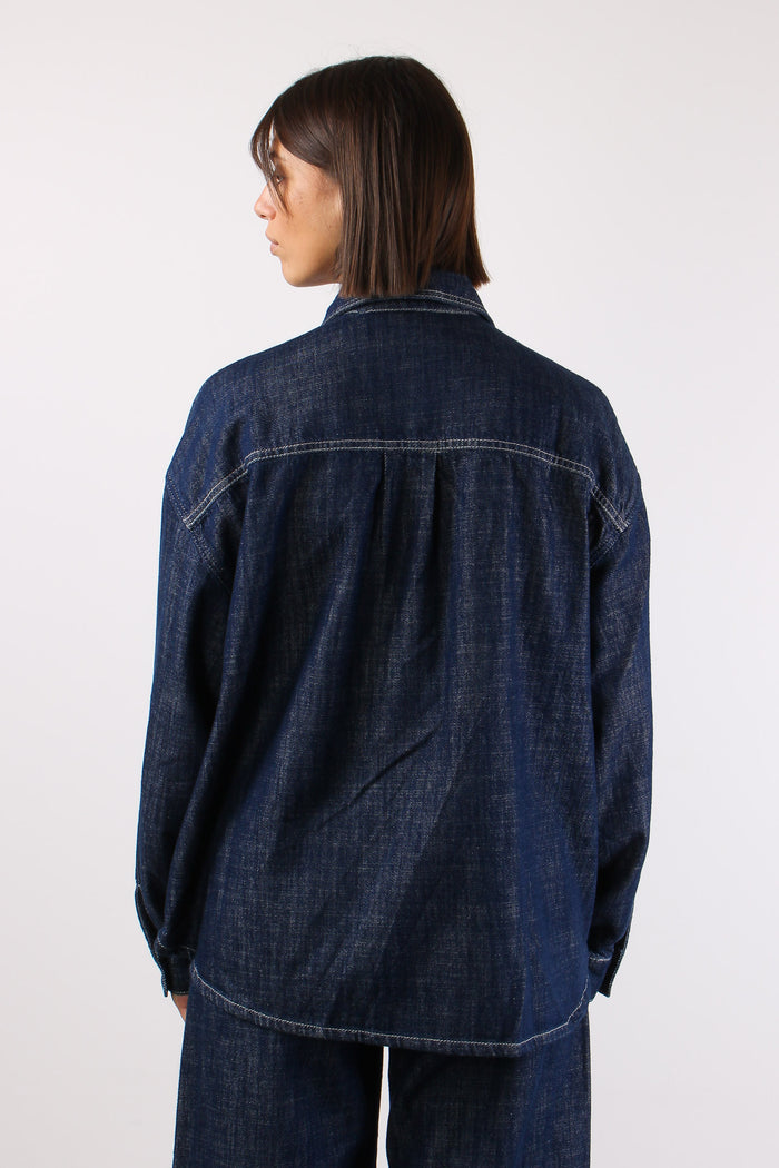 Camicia Bull Over Navy-5