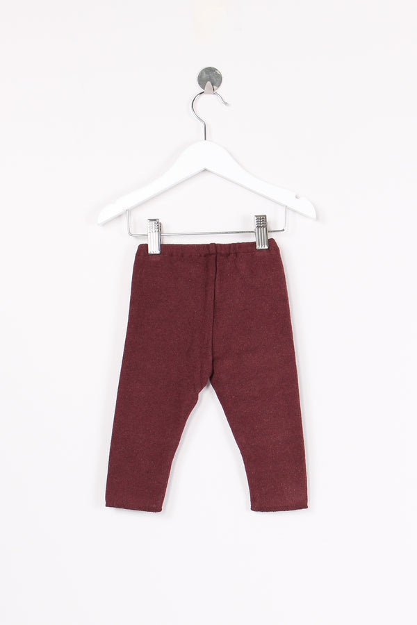 Leggings Caldo Cotone Burgundy-2