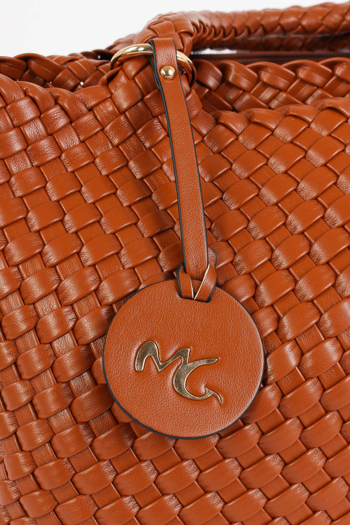 Shopping Intreccio 2 Manici Cacao-8
