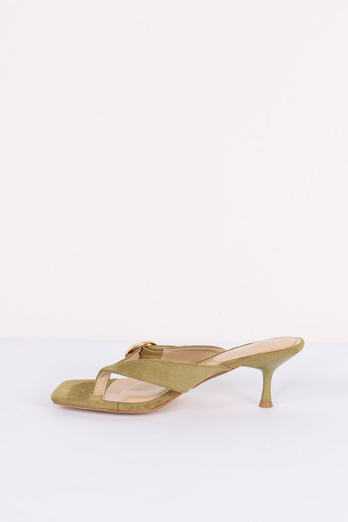 Tacco Infradito Con Fibbia Green-7