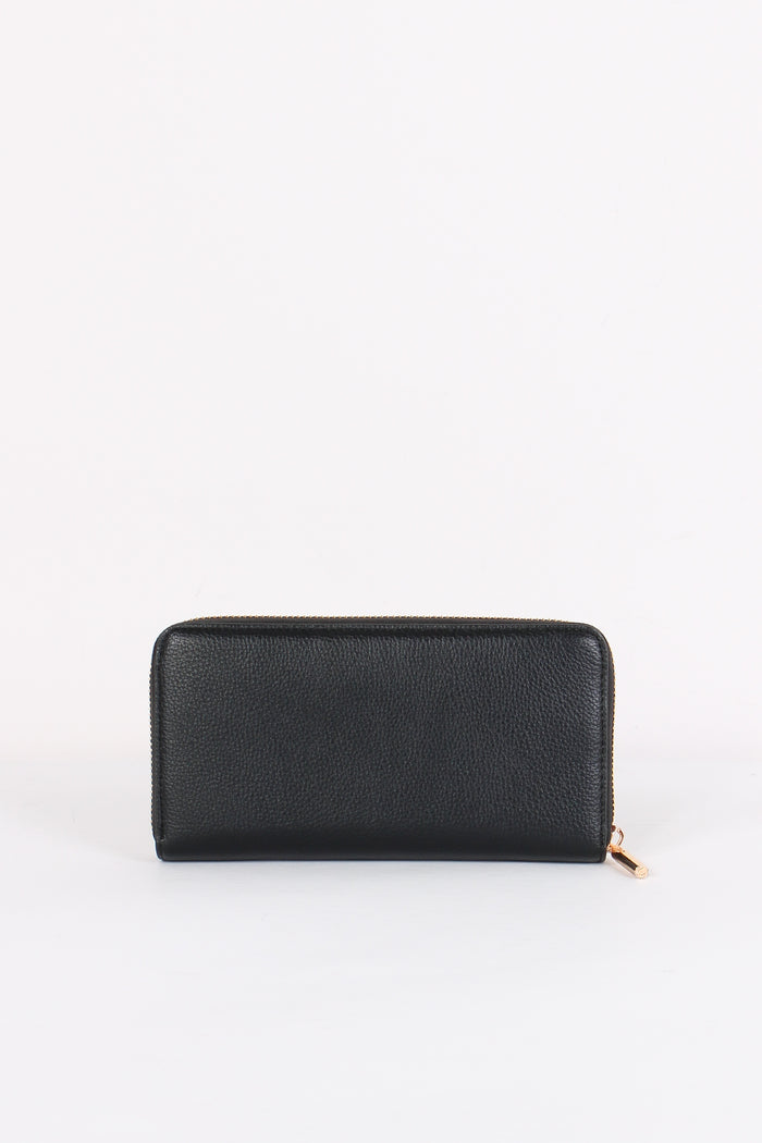 Portafoglio Zip Around Nero-3