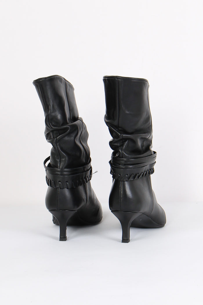 Stivale Arriccio Cinturini Cav Nero-3