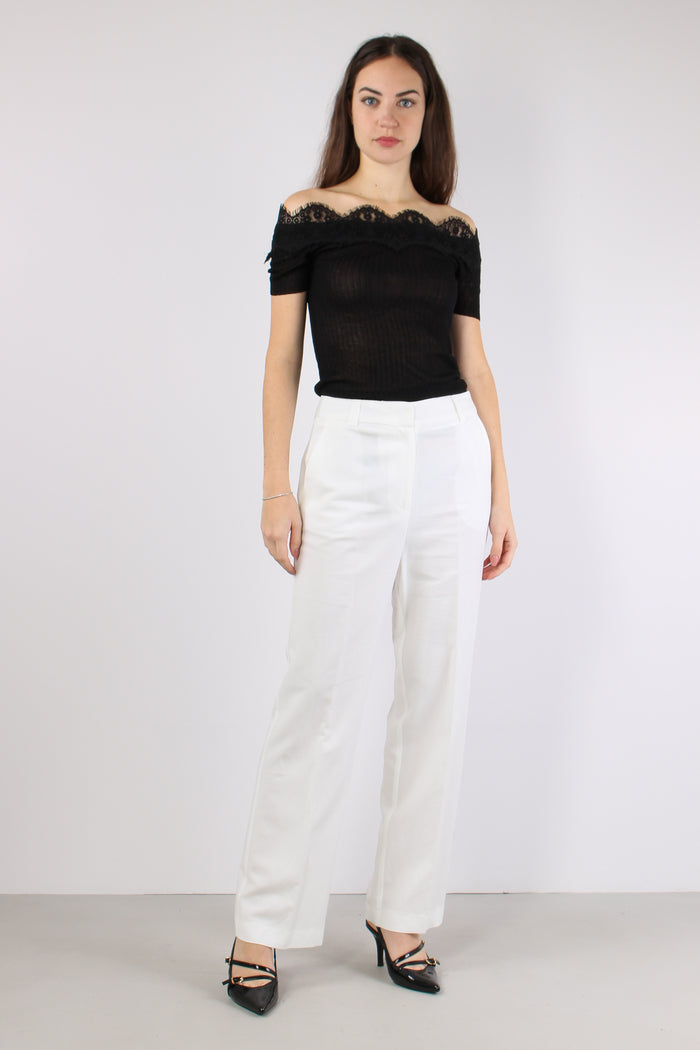 Pantalone Palazzo Misto Viscosa Avena