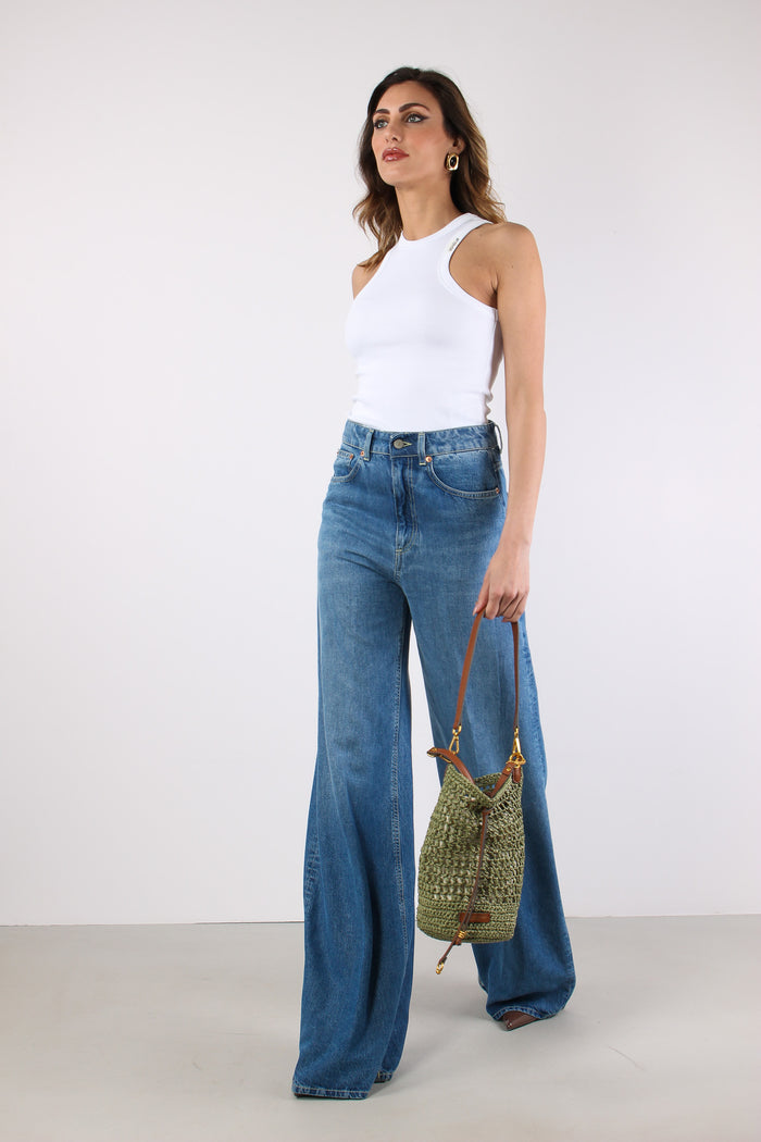 Beatrix Denim Palazzo Denim Medio-5