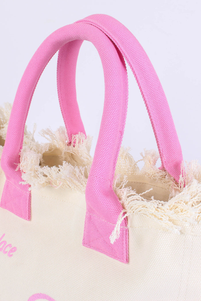 Vanity Canvas Beige/rosa-8