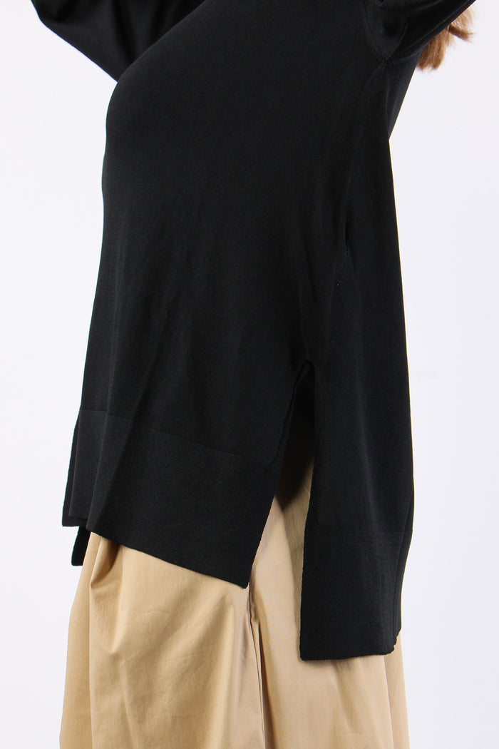 Maglia Girocollo M/l Basica Nero-8
