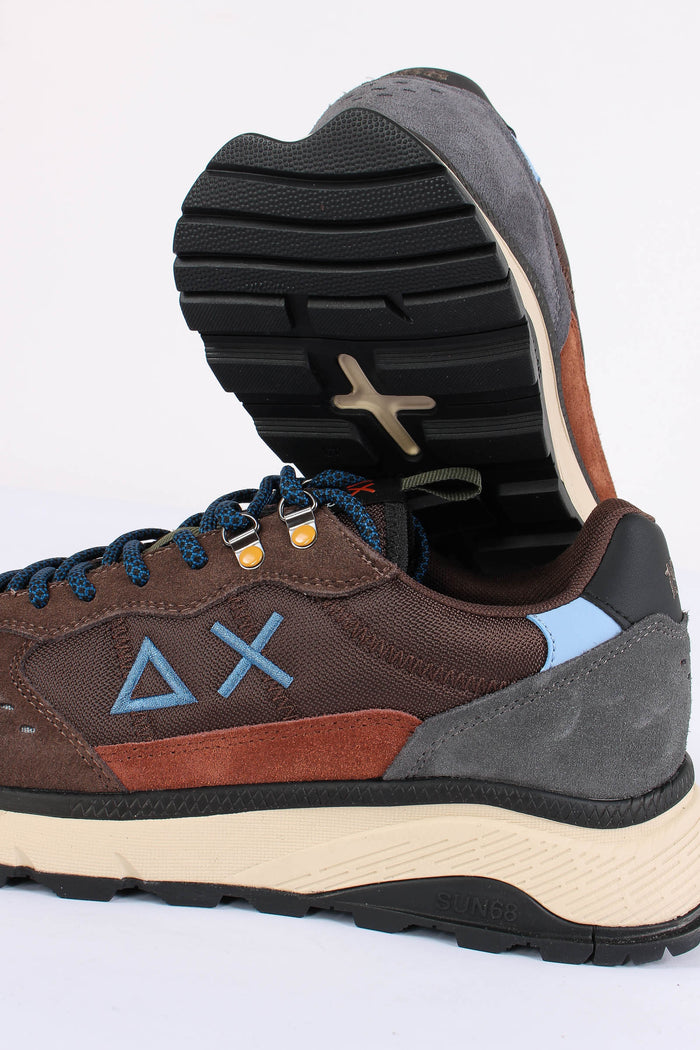 Sneakers Fire & Camping Marrone-4