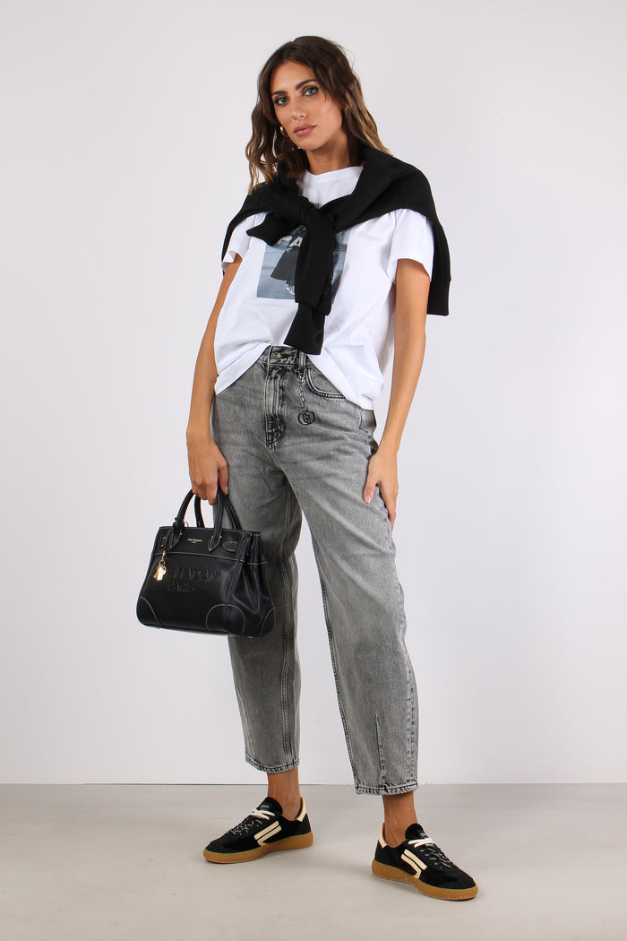 Denim Carrot Catena Passante Denim Grey
