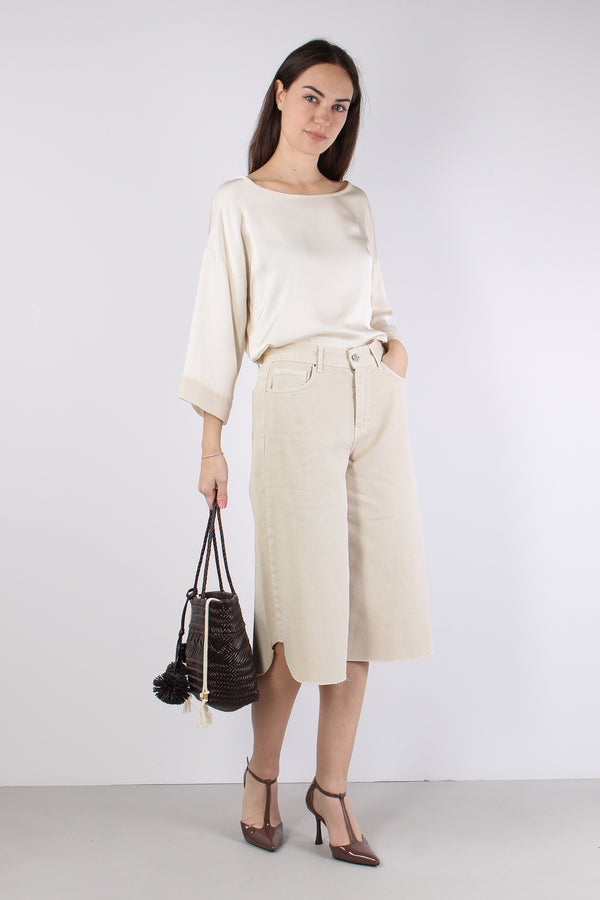 Blusa Manica 3/4 Panna