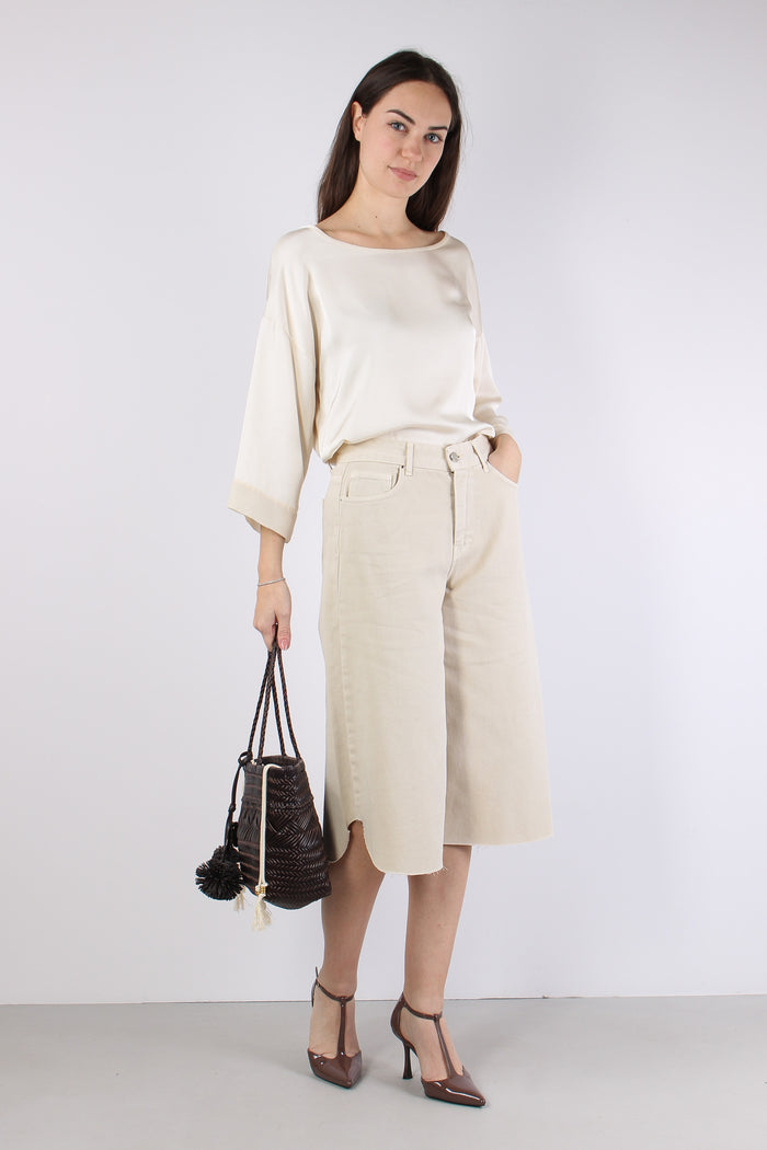 Blusa Manica 3/4 Panna