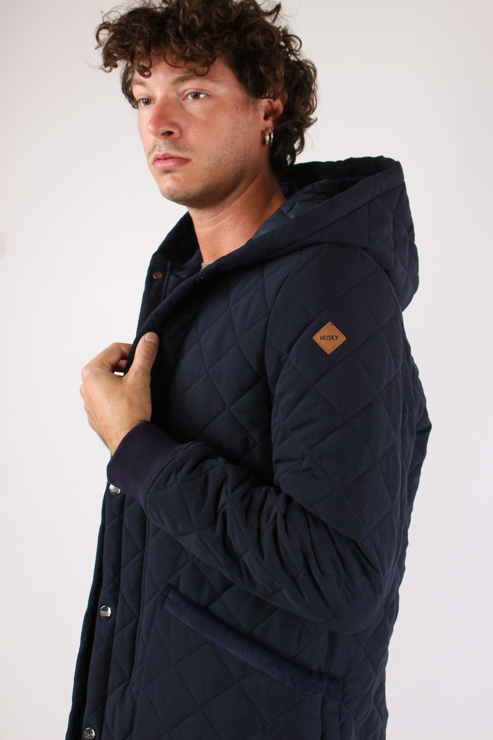 Charles Bomber Trapuntato Capp Blu-3