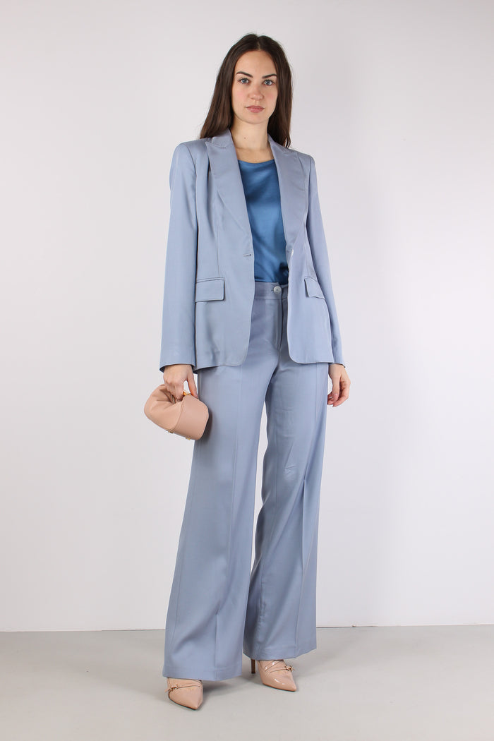 Blusa Effetto Raso Indaco-6