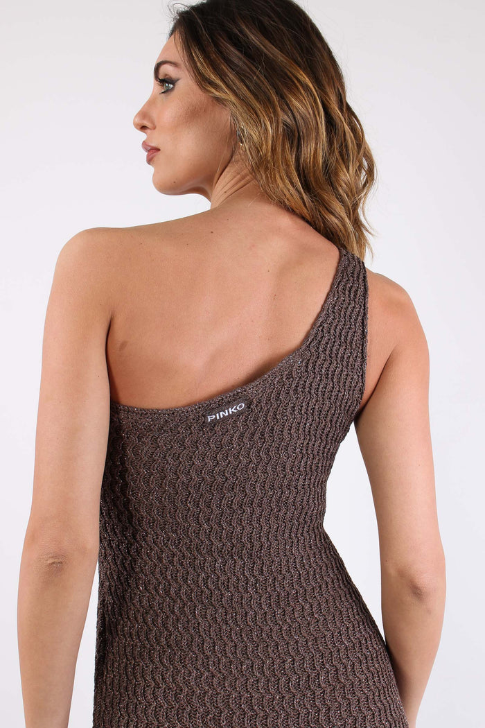 Juniperos Abito Lurex Frange Beige/ferro-10