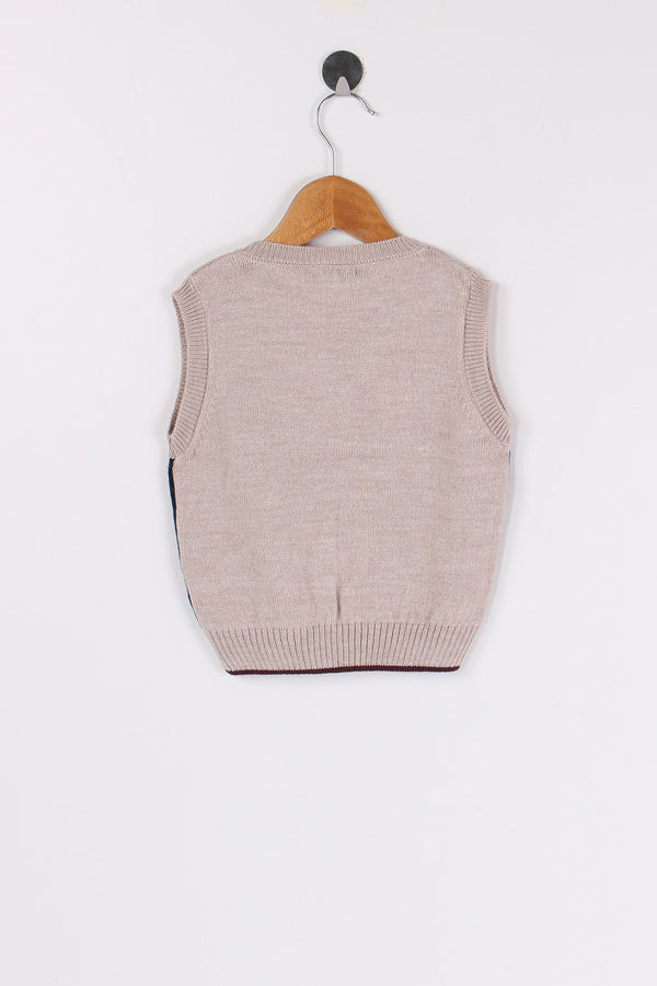 Gilet Losanga Tortora-2