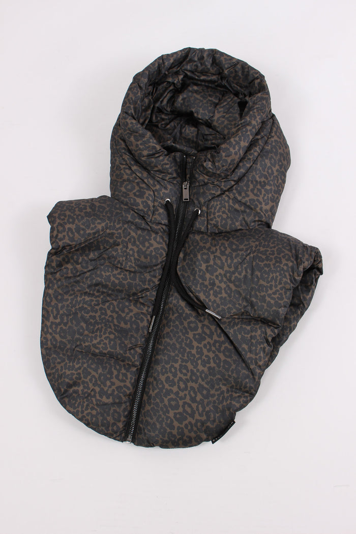 Piumino Pettorina Leopard-4