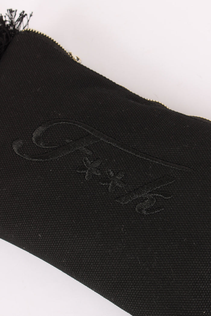 Pochette Canvas Logo Nero-7