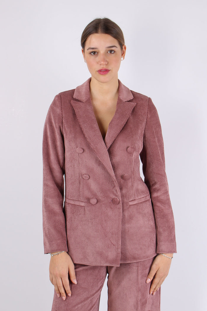 Giacca Doppiopetto Velluto Cos Cipolla-4