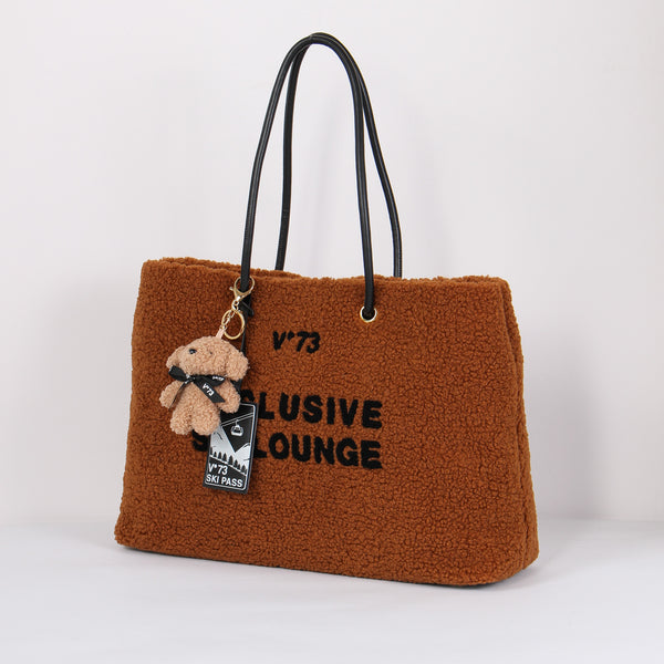 Ski Lounge Shopping Teddy Cuoio/nero-2