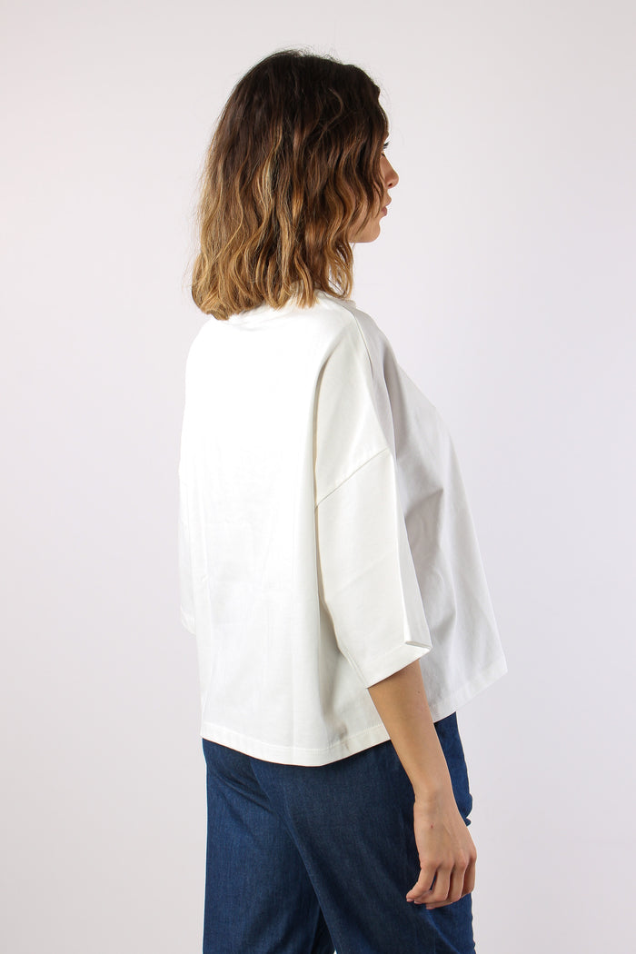 T-shirt Cut Out Panna-6