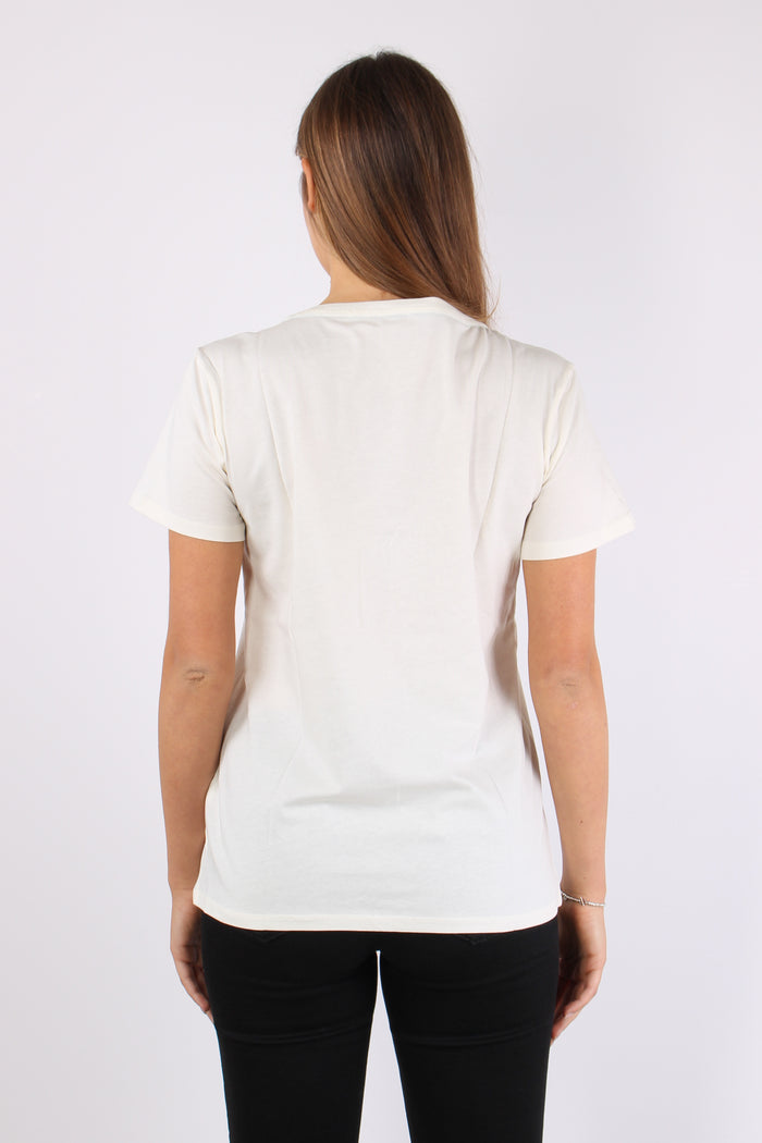 T-shirt Monogram Perle Bianco/monogram-6