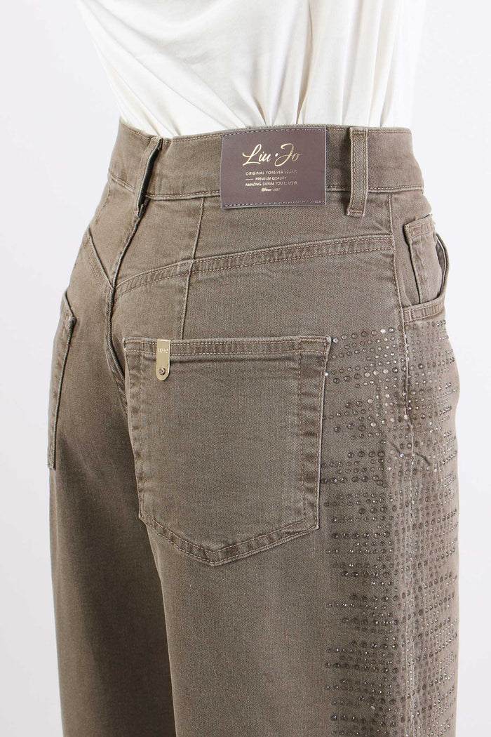 Denim Balloon Strass Laterali Zenzero-8