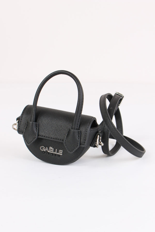 Mini Borsa Tonda 1 Manico Nero