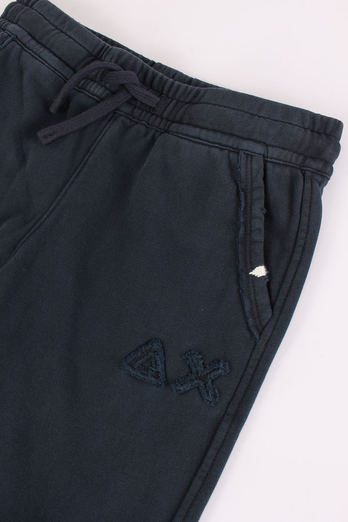 Pantalone Tuta Vintage Navy Blue-3