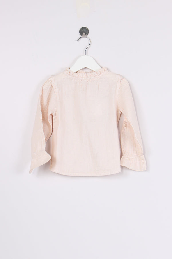 Camicia Filo Lurex Creme Pink