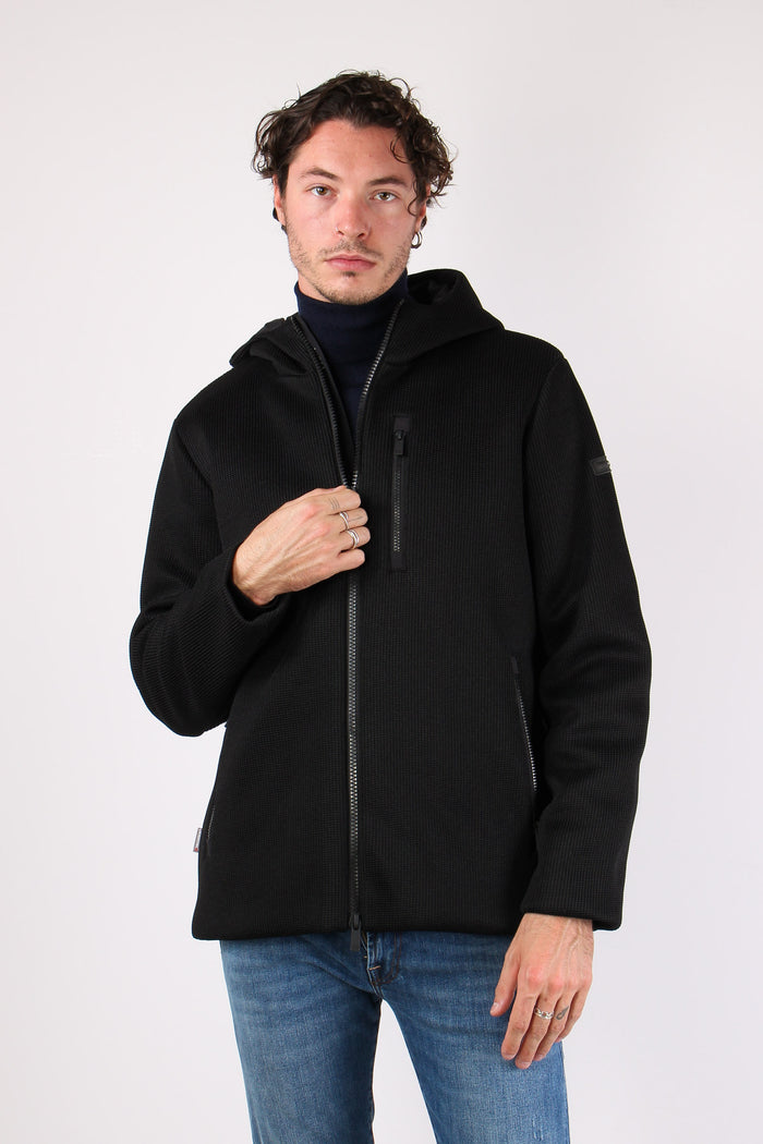 Giubbotto Corto Tricotech Black-3