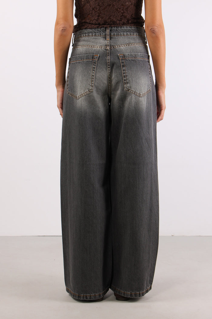 Denim Palazzo Grey-5