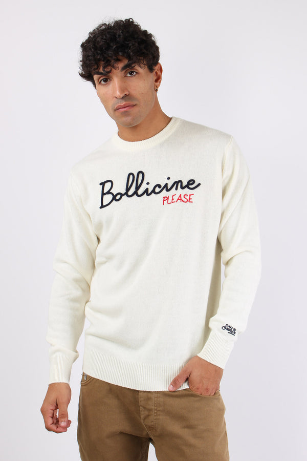 Girocollo Bollicine Please Bianco