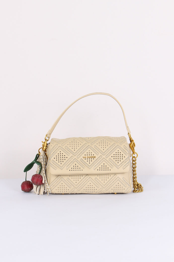 Tracolla  Traforata Charms Ivory